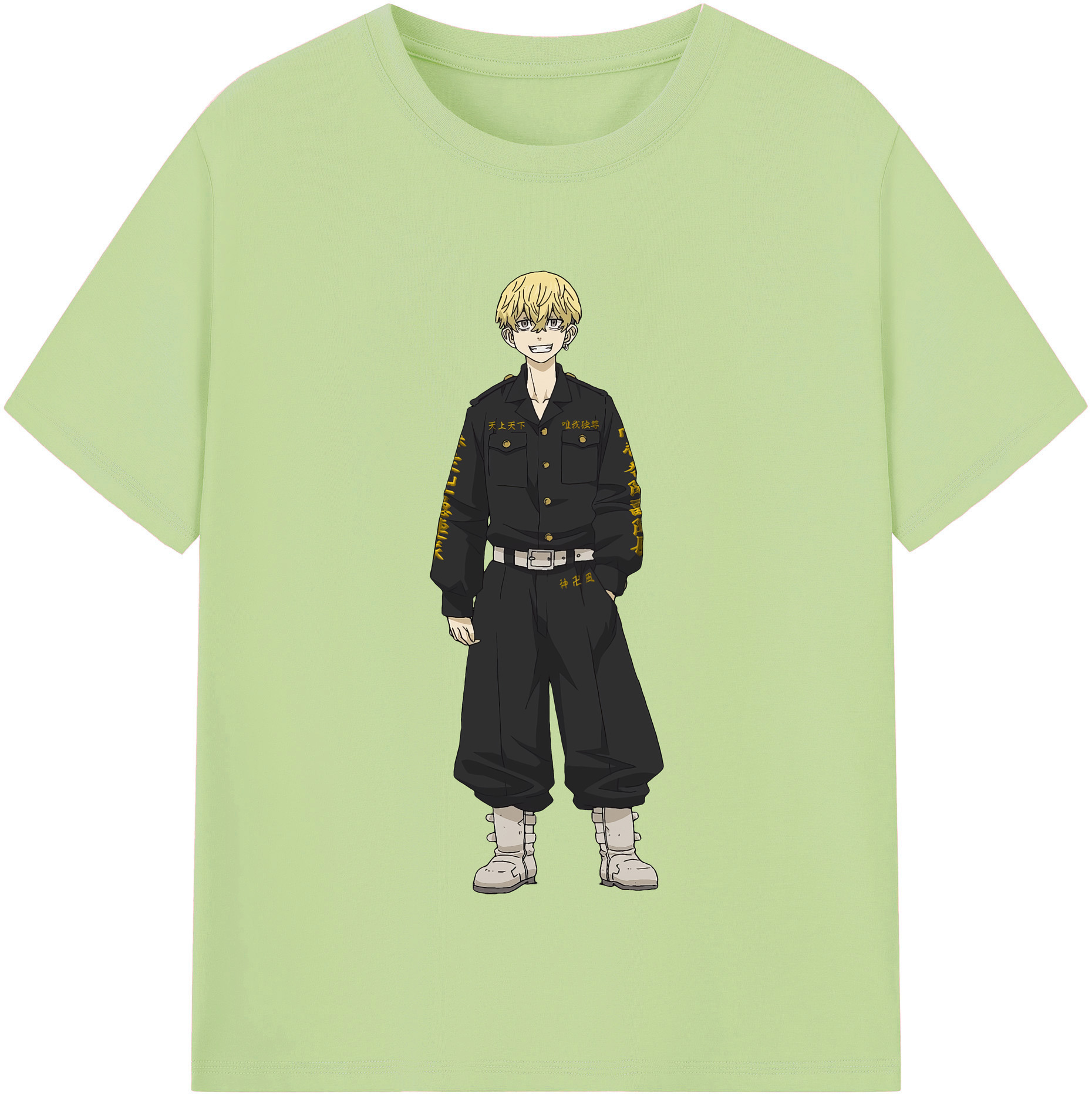 （画像用） 東京リベンジャーズ Tokyo Revengers 綿100％半袖Tシャツ（フロントプリント）
